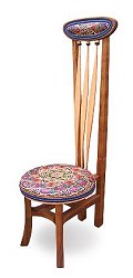 chair 26 leather and timber art